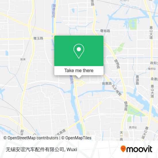 无锡安谊汽车配件有限公司 map