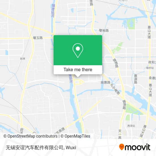 无锡安谊汽车配件有限公司 map