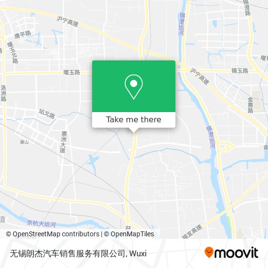 无锡朗杰汽车销售服务有限公司 map
