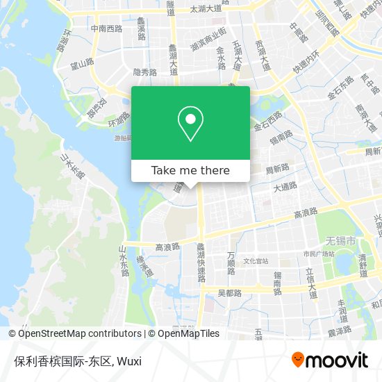保利香槟国际-东区 map