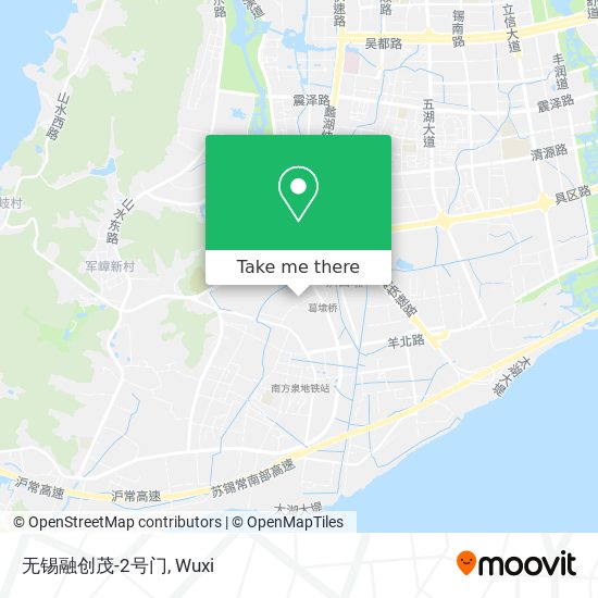 无锡融创茂-2号门 map
