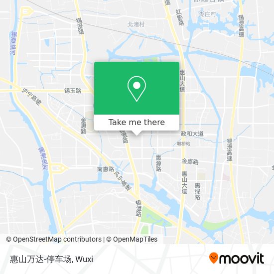 惠山万达-停车场 map