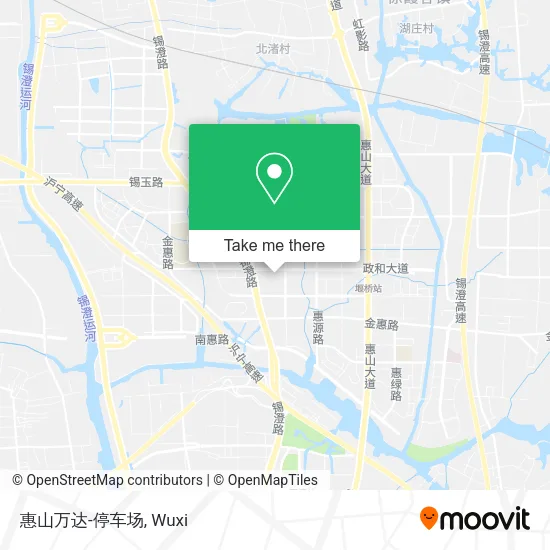 惠山万达-停车场 map