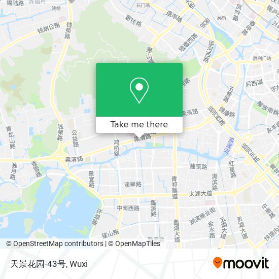 天景花园-43号 map