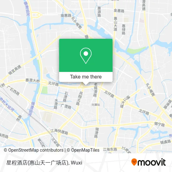 星程酒店(惠山天一广场店) map