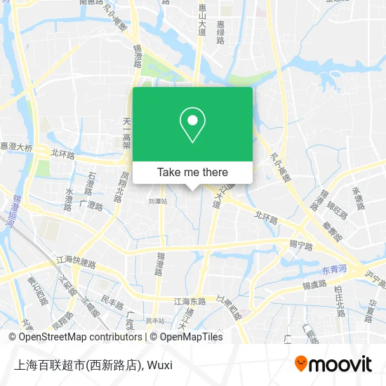 上海百联超市(西新路店) map
