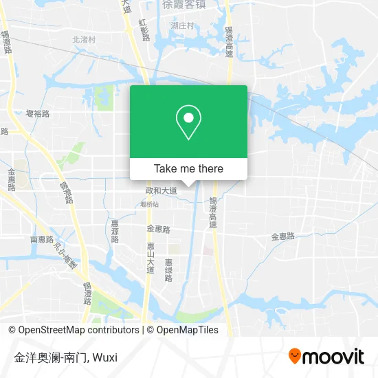 金洋奥澜-南门 map