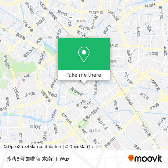 沙巷8号咖啡店-东南门 map