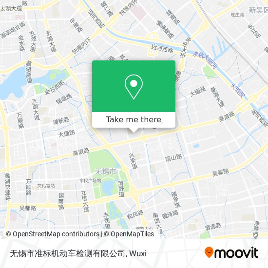 无锡市准标机动车检测有限公司 map