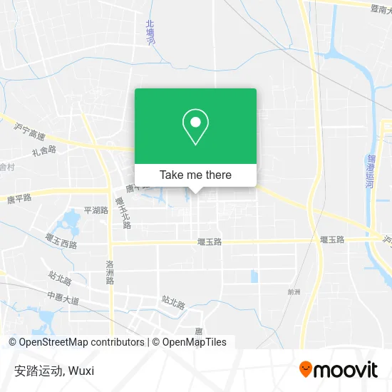 安踏运动 map