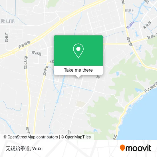 无锡跆拳道 map