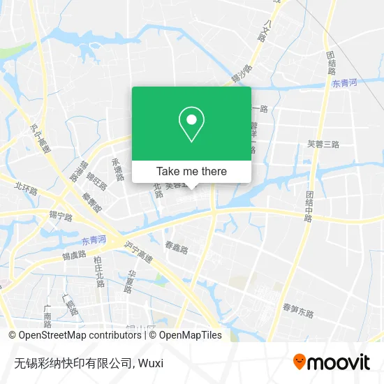 无锡彩纳快印有限公司 map