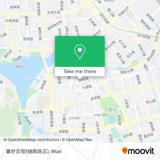 馨舒宾馆(锡南路店) map
