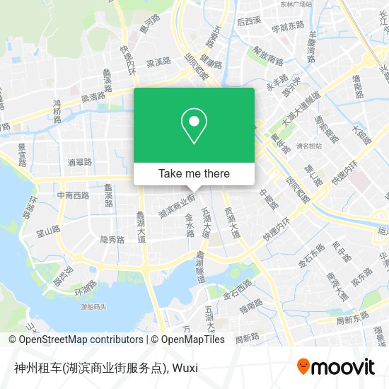 神州租车(湖滨商业街服务点) map