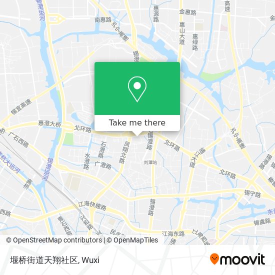 堰桥街道天翔社区 map