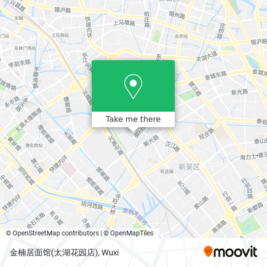 金楠居面馆(太湖花园店) map