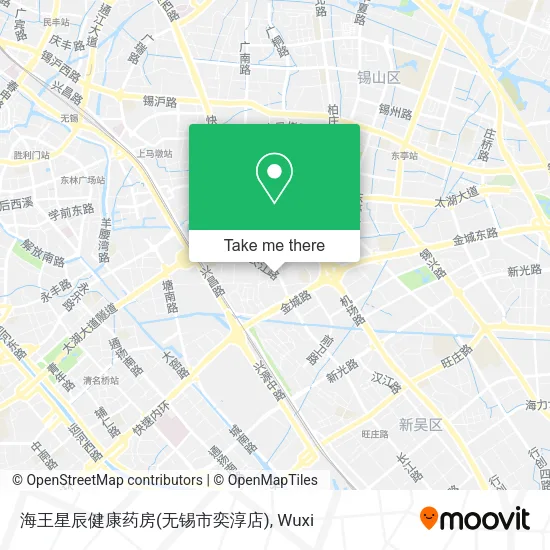 海王星辰健康药房(无锡市奕淳店) map