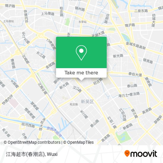江海超市(春潮店) map