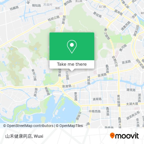 山禾健康药店 map