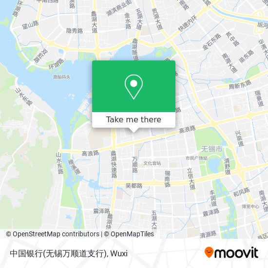 中国银行(无锡万顺道支行) map