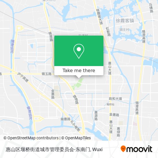 惠山区堰桥街道城市管理委员会-东南门 map