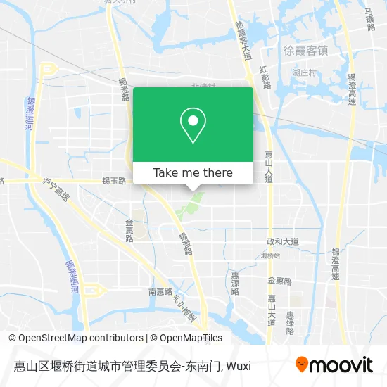 惠山区堰桥街道城市管理委员会-东南门 map