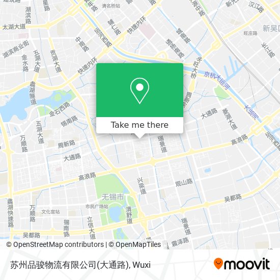 苏州品骏物流有限公司(大通路) map
