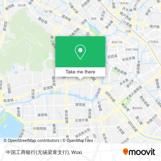 中国工商银行(无锡梁青支行) map