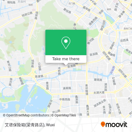 艾谱保险箱(梁青路店) map