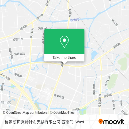 格罗茨贝克特针布无锡有限公司-西南门 map