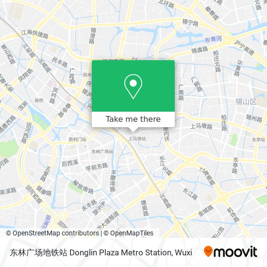 东林广场地铁站 Donglin Plaza Metro Station map