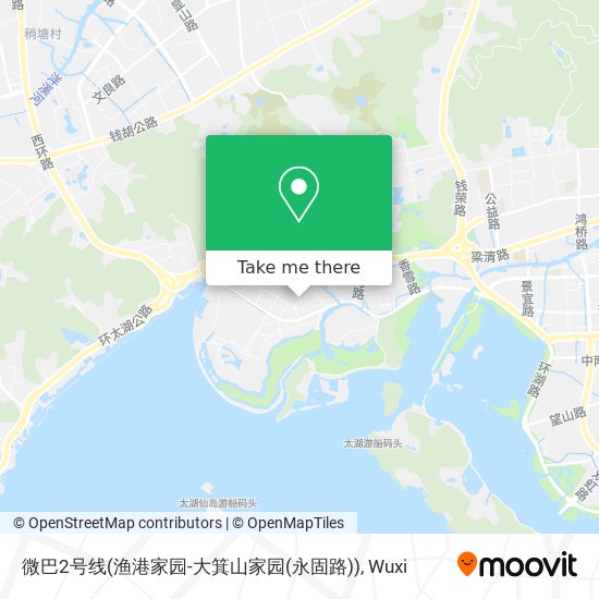 微巴2号线(渔港家园-大箕山家园(永固路)) map