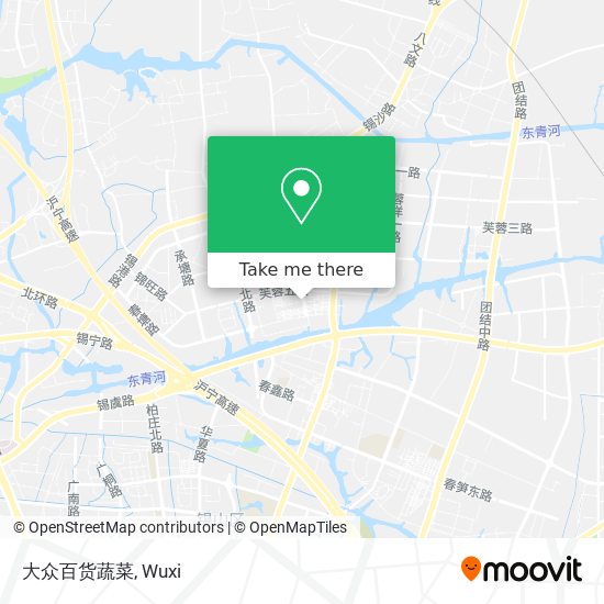 大众百货蔬菜 map