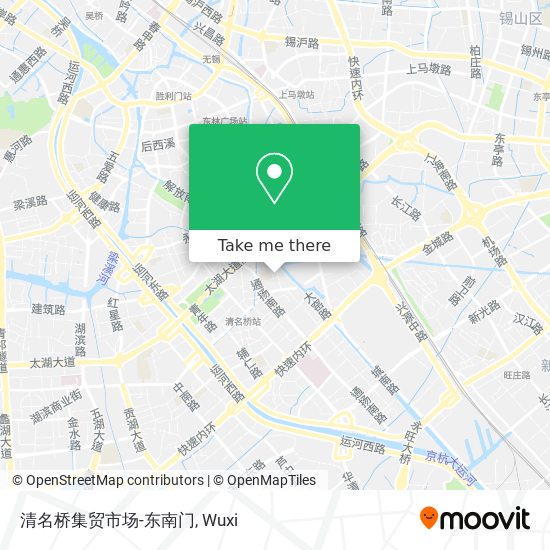 清名桥集贸市场-东南门 map