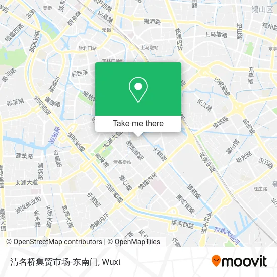 清名桥集贸市场-东南门 map