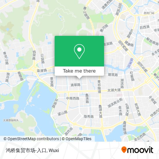 鸿桥集贸市场-入口 map