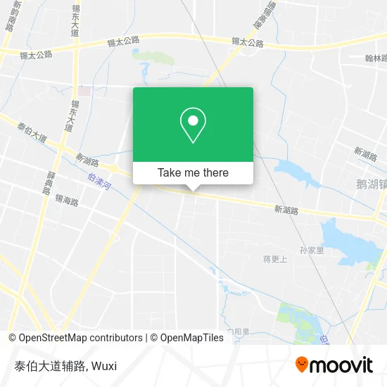 泰伯大道辅路 map