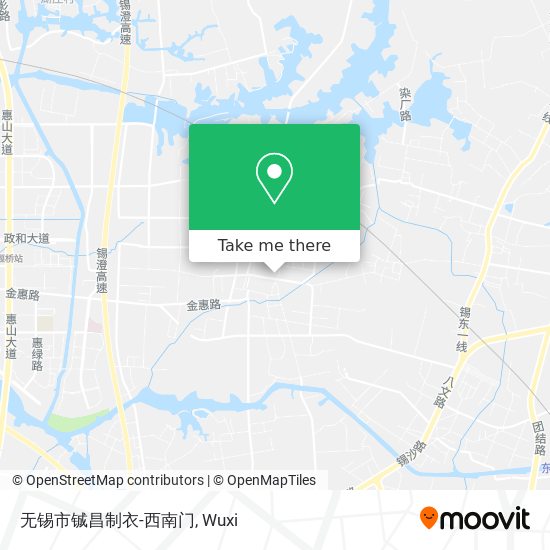 无锡市铖昌制衣-西南门 map