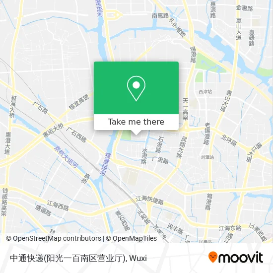 中通快递(阳光一百南区营业厅) map