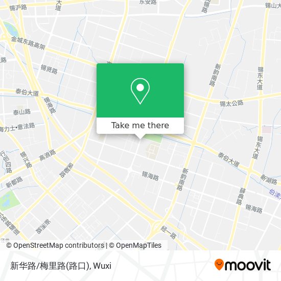 新华路/梅里路(路口) map