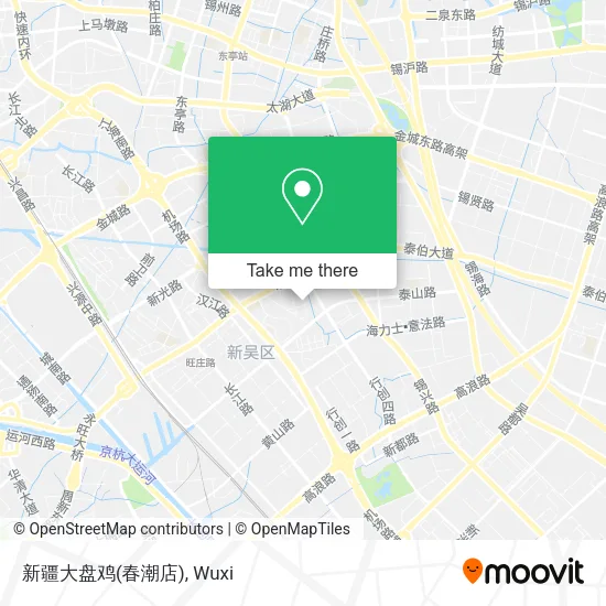 新疆大盘鸡(春潮店) map