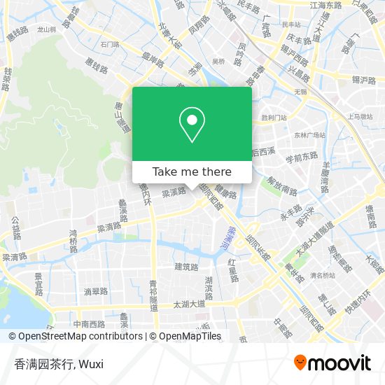 香满园茶行 map