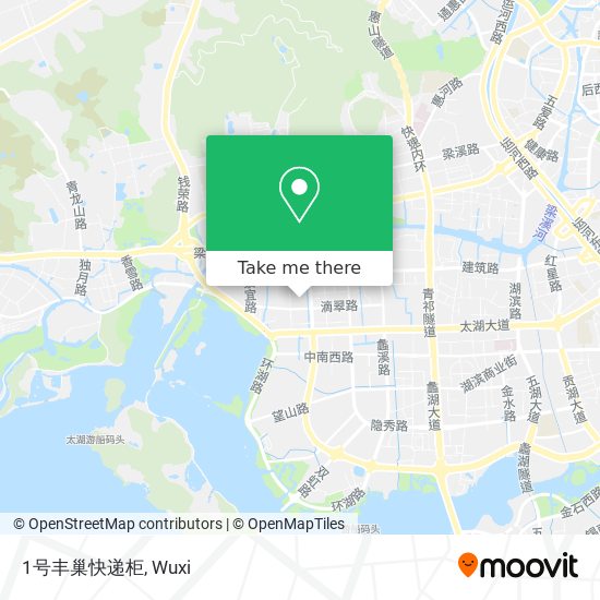 1号丰巢快递柜 map