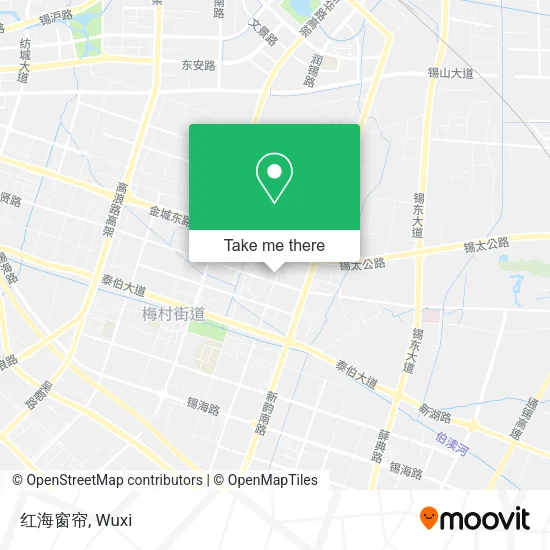 红海窗帘 map