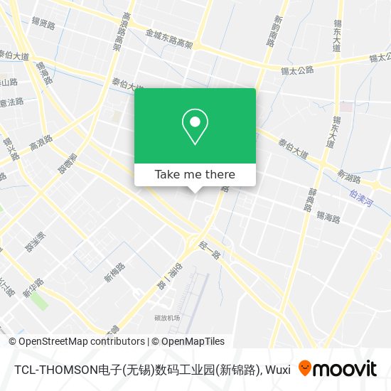 TCL-THOMSON电子(无锡)数码工业园(新锦路) map