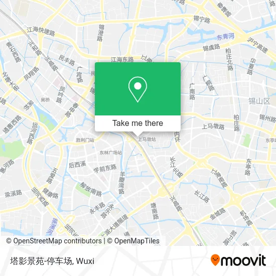塔影景苑-停车场 map