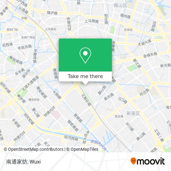 南通家纺 map
