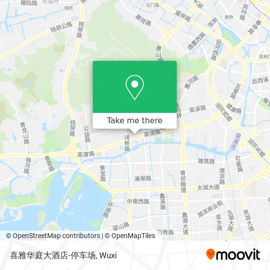 喜雅华庭大酒店-停车场 map