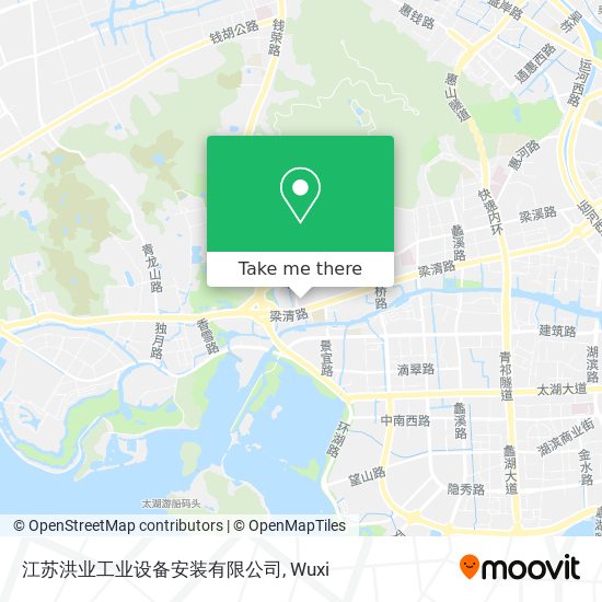 江苏洪业工业设备安装有限公司 map