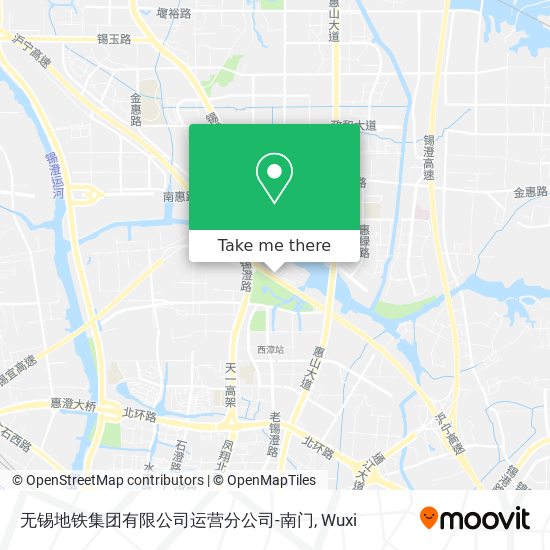 无锡地铁集团有限公司运营分公司-南门 map